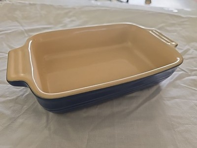 Le Creuset Blue Small Rectangular Baking Casserole Dish 7'' X 5'' X 2 