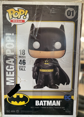 FUNKO POP! Mega 18 inch DC Universe-Batman #01 / Box is Badly