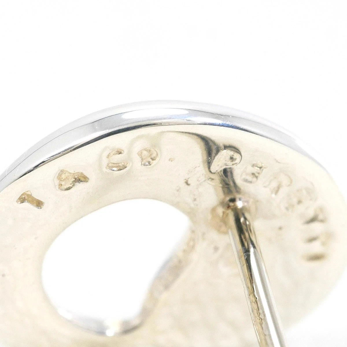 Tiffany & Co. Eternal Circle K14 14K Weißgold Silber Ohrringe Gewicht 2,5 g