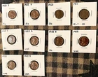 • (10) 1955 Wheat Pennies  - Uncirculated Condition - Rare Find this Condition
