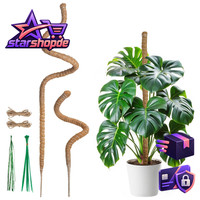 Moosstab FüR Monstera 60-120 Cm Rankhilfe Kokosstab Set PflanzenstüTze