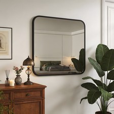 Square  Wall Mirror Bathroom Bedroom Makeup Dressing Mirror 50/60/70cm