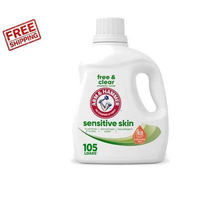 #ad Concentrated HE Liquid Laundry Detergent 105 fl oz Effectively Gentle on Skin $14.80