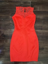 Guess Lace Red Dress Size 2