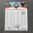 Browns Roster Autographs: Joe Thomas, Joel Reinders, Paul Fanaika, Casey Bender