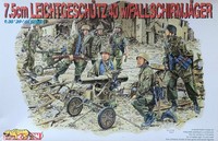 Dragon 6147 7,5Cm LeichtgeschüTz 40 - With FallschirmjäGer - RaritäT - 1:35