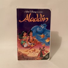 Walt Disney Classic Aladdin VHS Tape G NTSC English Disney Home Video 1992