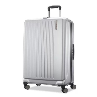 #ad Samsonite Amplitude Hard side 22quot; Carry On Spinner TSA lock Silver $59.97
