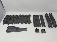 Vintage Gabriel Busy Railroad Track Lot 15 Pieces 1970s Toy Train Set
