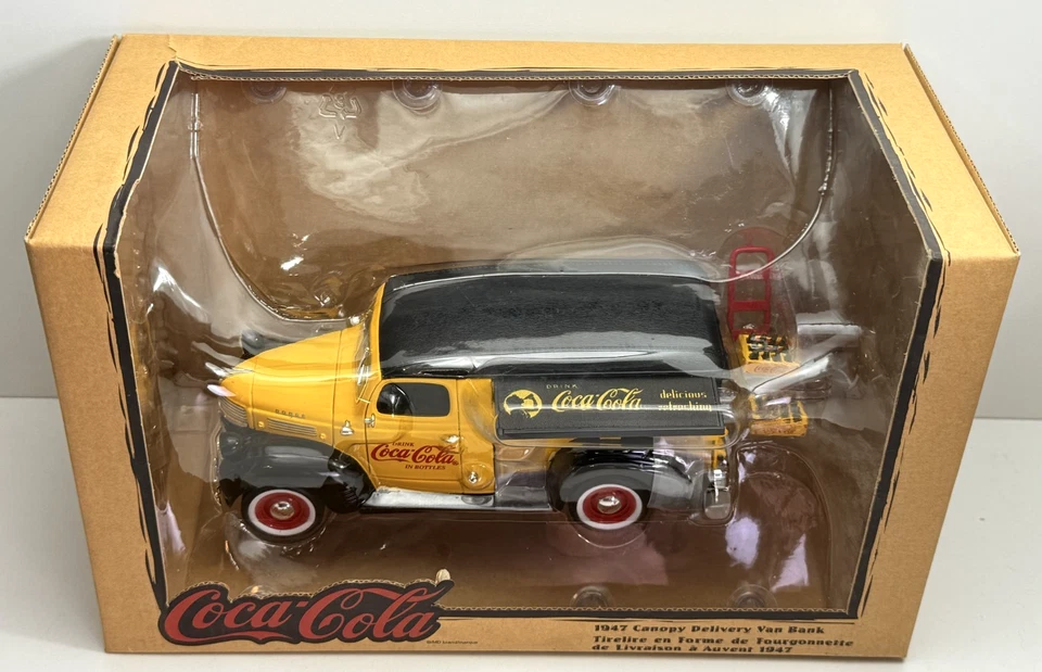 ERTL - 1947 Dodge Canopy Delivery Van Bank - Coca Cola Foto 2 de 3