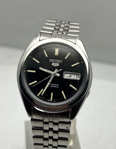 Vintage Seiko 5 Automatic 21 Jewels Mens Japan 7S36-01C0 Spare/Repair (B31)