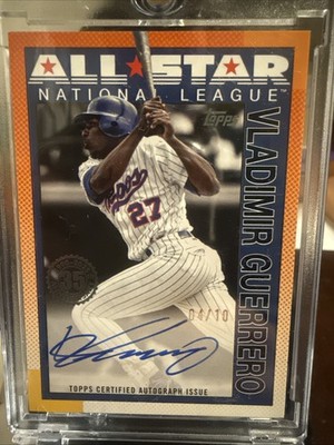 2025 Topps Series 2 - 1990 Topps Baseball All-Stars Autographs Vladimir Guerrero