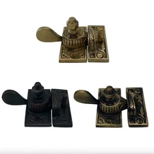 Vintage Window Sash Lock in Brass - The Genie - 3 Finish Choices