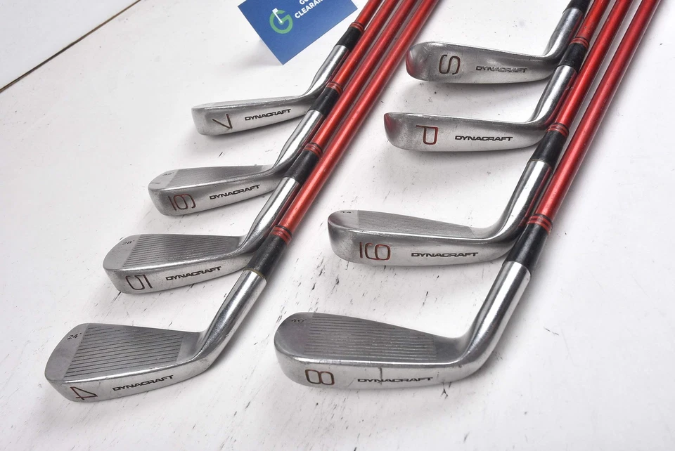 Dynacraft 1100 Irons / 4-PW+SW / X-Flex Graphite Shafts - Image 4 of 4