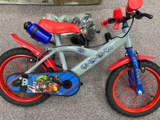 albri, Bicycle 14 inch Avengers unisex kids, blue