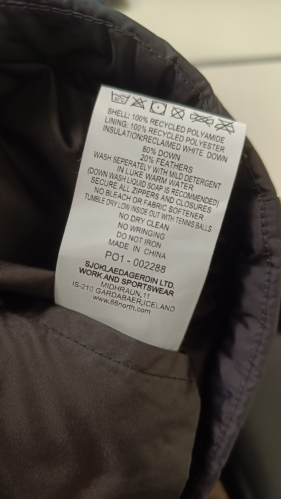 66°NORTH Men Dyngja Down Vest Black Size XL RRP £575 image 6