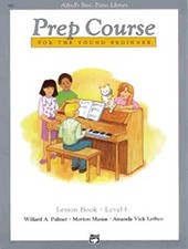 Alfred's Basic Piano Prep Course Lesson Book, Bk F : For the Youn