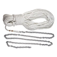 Lewmar Boat Anchor Rode for Windlasses - 5' 1/4" G4 Chain, 100' 1/2" Rope