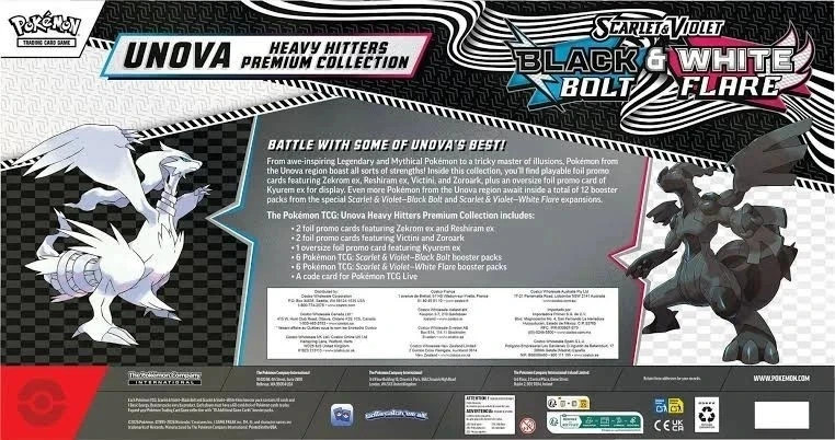 海外限定 ポケモンカード 新品未開封 Unova Heavy Hitters 🔥Pokémon TCG Unova Heavy Hitters Costco Exclusive Premium Box