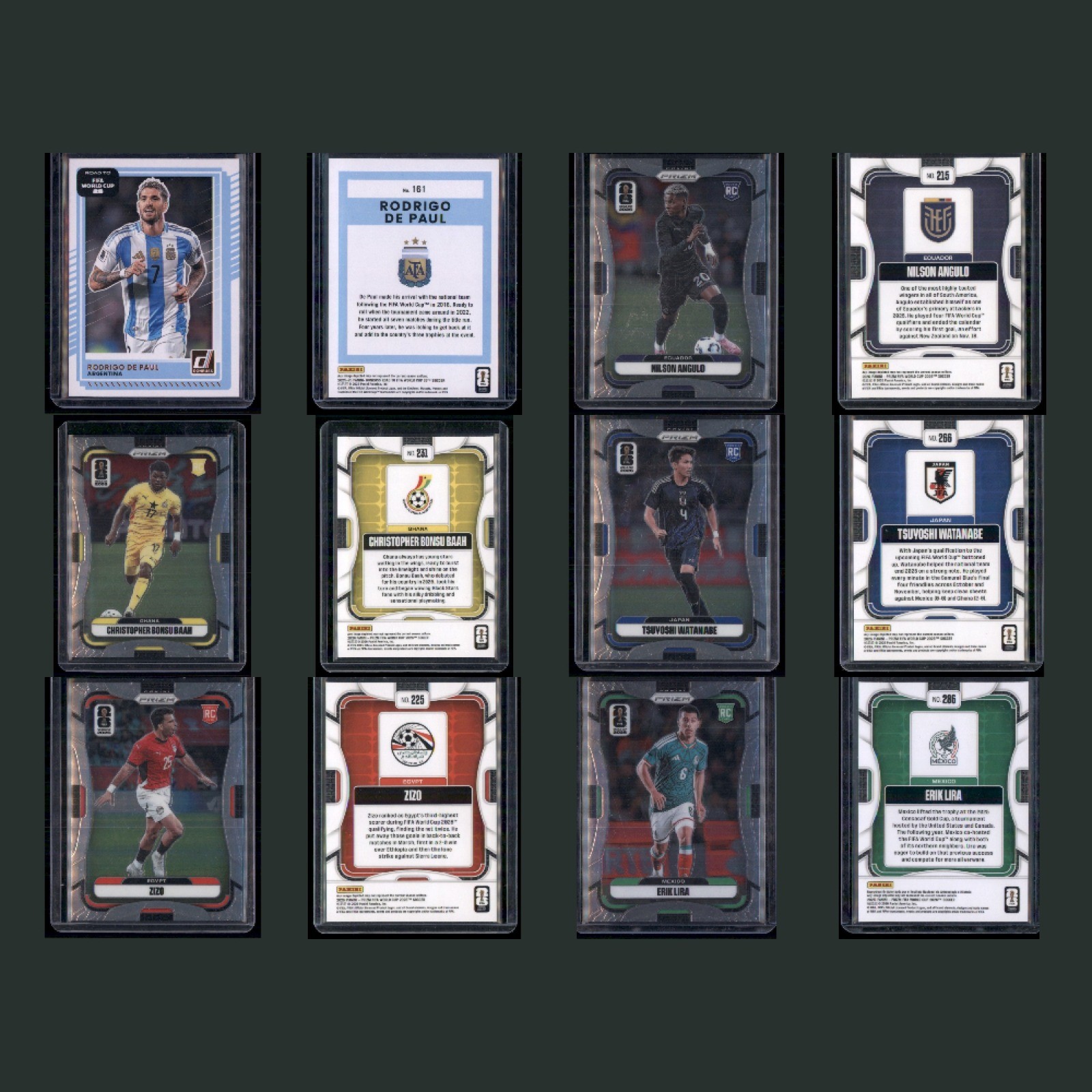 Soccer Card Lot 100 Cards Inserts Color Rookies Topps Prizm Show Ready Toploaded view 17