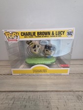 Funko Pop Moments Charlie Brown & Lucy Classic Football Pose Vinyl Figure #1682