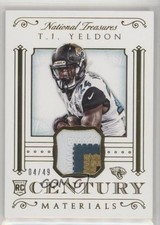 2015 Panini National Treasures Century Materials Prime 4/49 TJ Yeldon #CM-TJ 0v0