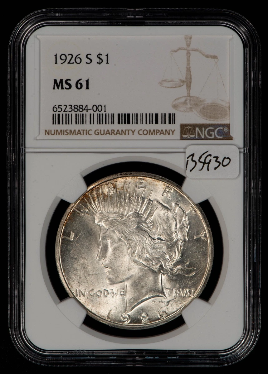 MS 61 Graded Peace Dollars (1921-1935) for sale | eBay