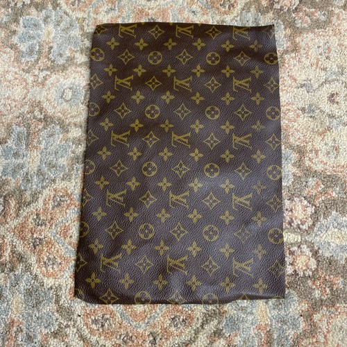 Louis Vuitton  Brown Monogram Fabric Scrap Replacement 1-piece 14.75”x9.50” Nice