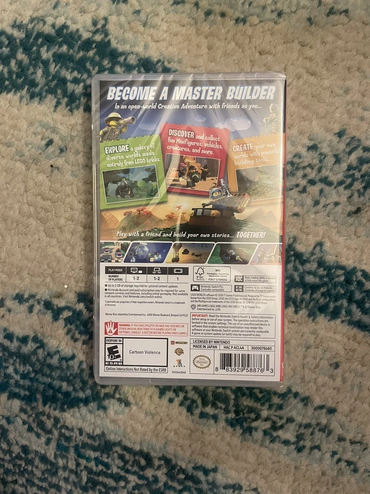 LEGO Worlds (Nintendo Switch) Nuevo Sellado de Fábrica Foto 2 de 4