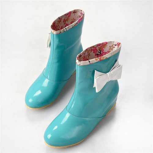 Populer Rain Boots Girls Boots Spring Autumn Shoes Fashion Womens Boots Ankle - Picture 8 of 12