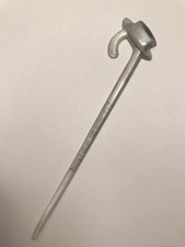 Queen's Hotel Swizzle Stick Stir Lac Megantic P. Quebec Hat Cane Clear