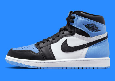 シューズ(男性用) Jordan 1 University Blue/UNC Toe Air Jordan 1 High Retro UNC Toe University Blue Black White DZ5485
