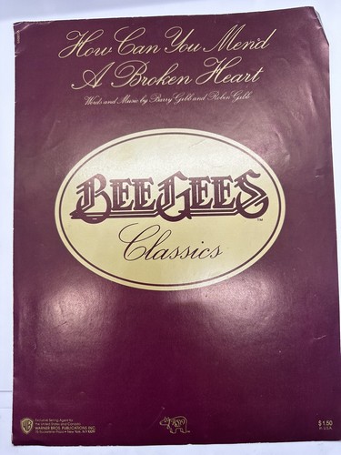 VINTAGE 1975 spartiti Abagail - Bee Gees - How Can You Mend a Broken Heart - Foto 3 di 6