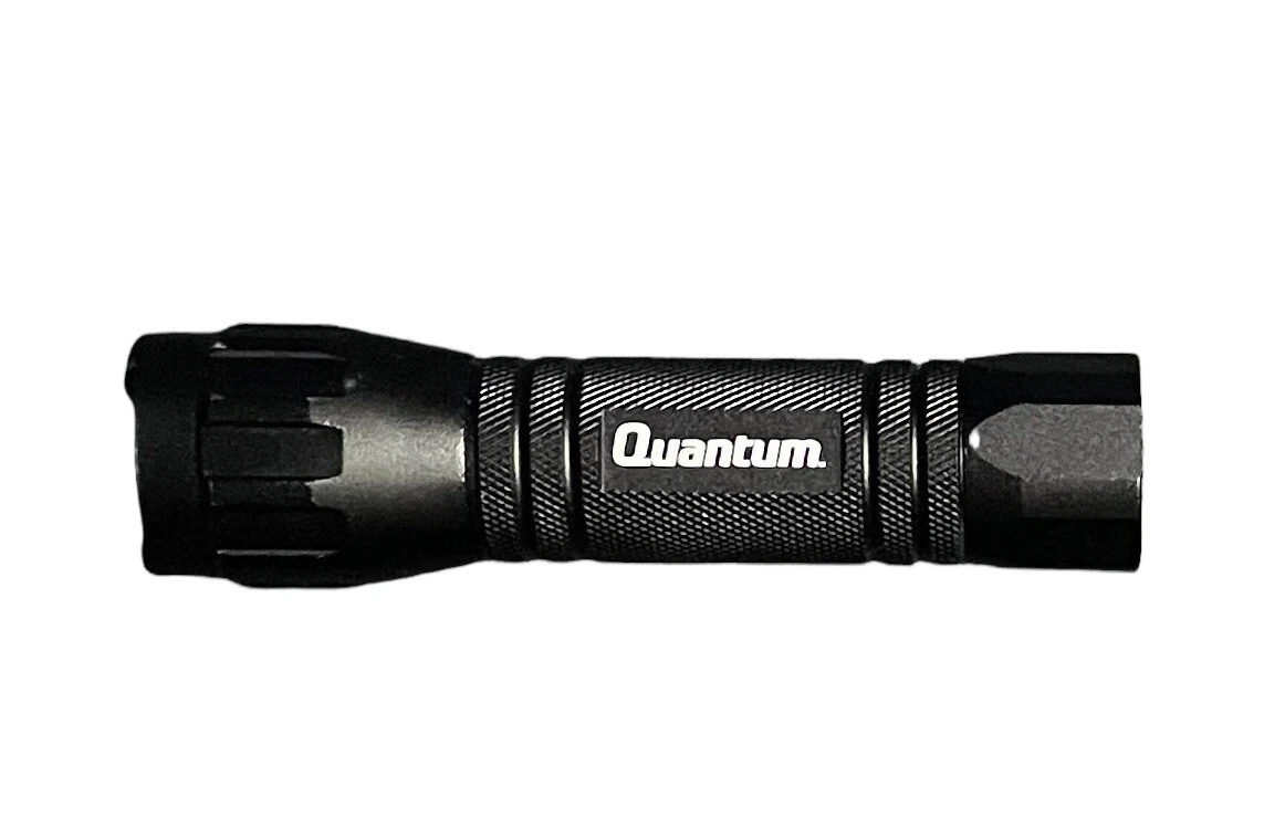 Quantum Tactical Lightweight Bright Flashlight Black Different