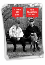 Men Stiff Joints: Hilarious Birthday Pack Set Of 3 Cards