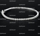 18k Solid White Gold ladies Diamond tennis bracelet  luckyhhhjewelry 2.75 ct — photo 6