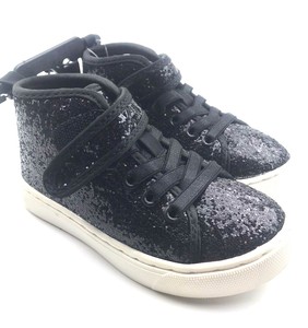 black sparkly sneakers