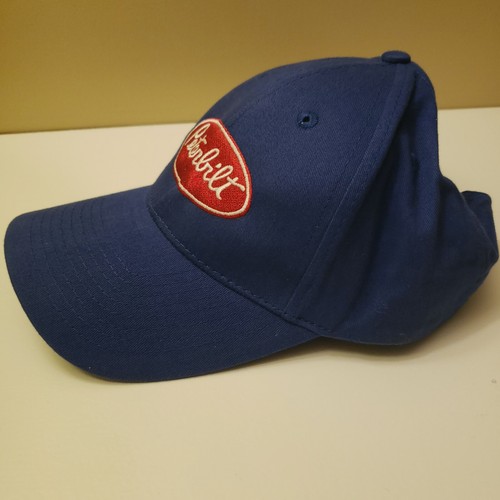 Peterbilt Hat Cap Men Bllue Red Strapback Nissin Logo Trucking All State EUC - Picture 3 of 9