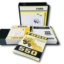 Ford 550 Tractor Loader Backhoe Service Parts Operators Manual Repair Overhaul