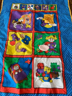 Playtech Baby Play Mat Touch & Learn Floor Play Farm W/ Animals Nursery Rhymes
