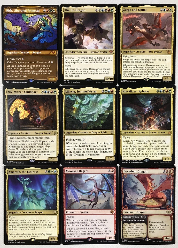 EDH Dragon Deck - Commander MTG Magic the Gathering - Image 3 of 4