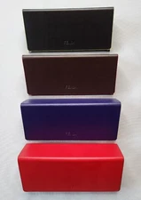 FENDI MEDIUM MULTICOLOR SEMI-HARD SUNGLASS CASE w CARD & CLEANING CLOTH