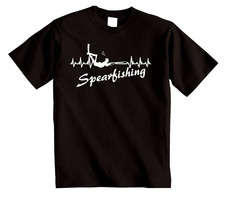 Its in My HeartBeat Spearfishing T-shirt Scuba Diver spear fishing tshirt