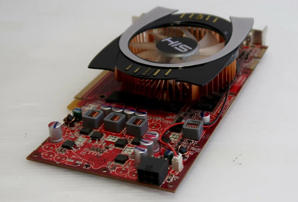 ATI Radeon HD 4770 512MB GDDR5, 128 BIT, 2 X DVI, TV, HIS B11360, WORKING - Image 3 of 4