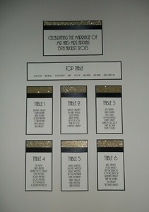 Art Deco Seating Chart