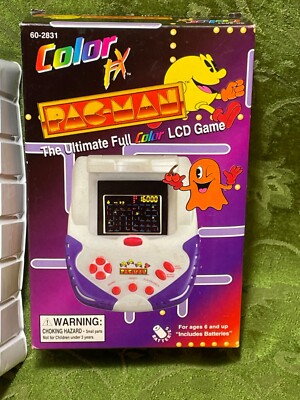Vintage Rare Color FX PAC-Man LCD Game New in Open Box | eBay