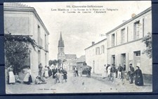 151223 CPA  LES MATHES LA POSTE ET ARRIVEE DU COURRIER