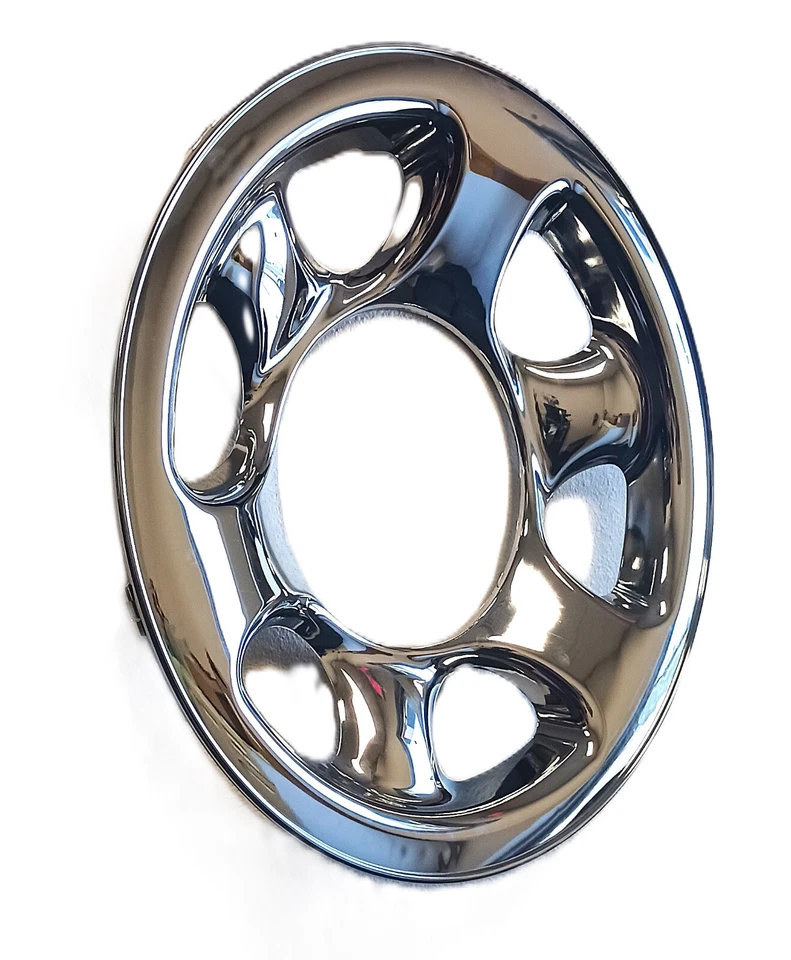 Simuladores de roda cromados Toyota 4 corredores 1996 - 2002 - Imagem 2 de 4