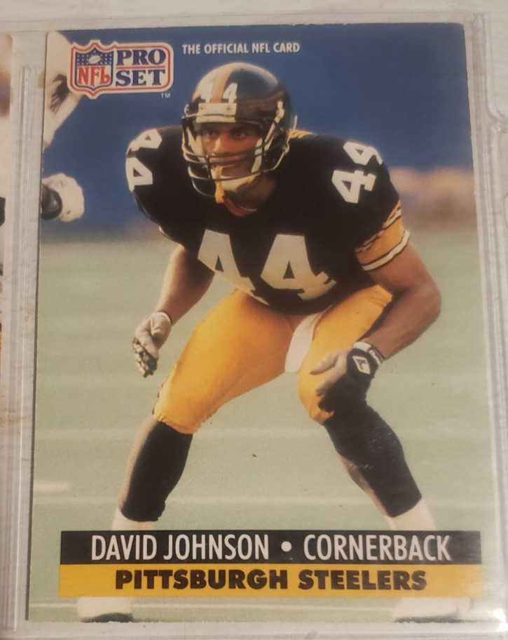 1991 Pro Set #276 David Johnson CB Pittsburgh Steelers  ***40% OFF 2+ Cards