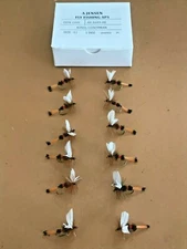 1 Doz Red Tag or Royal Coachman flies #12-14. A.Jensen Denmark